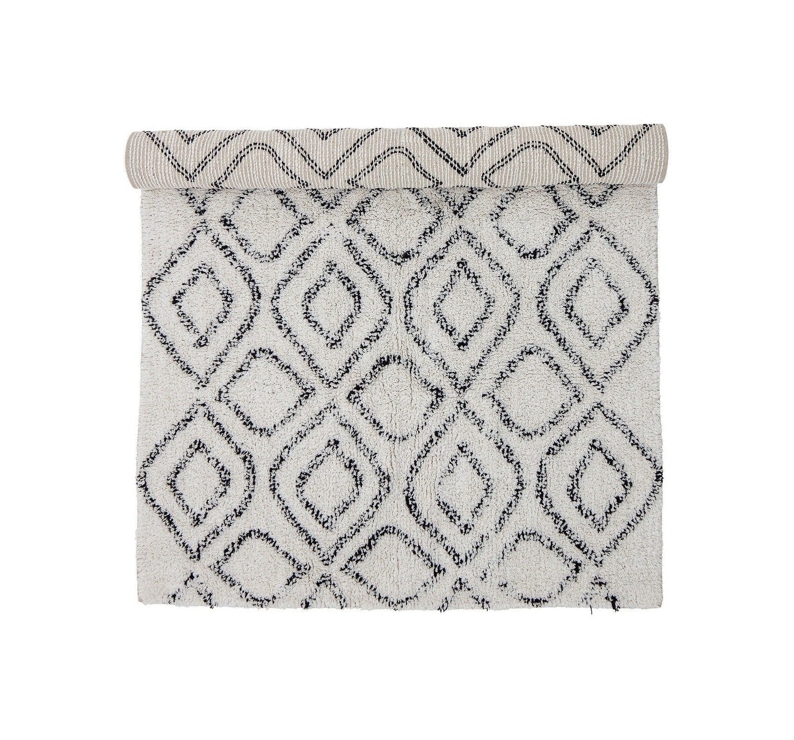 Bloomingville Katie Rug, White, Cotton