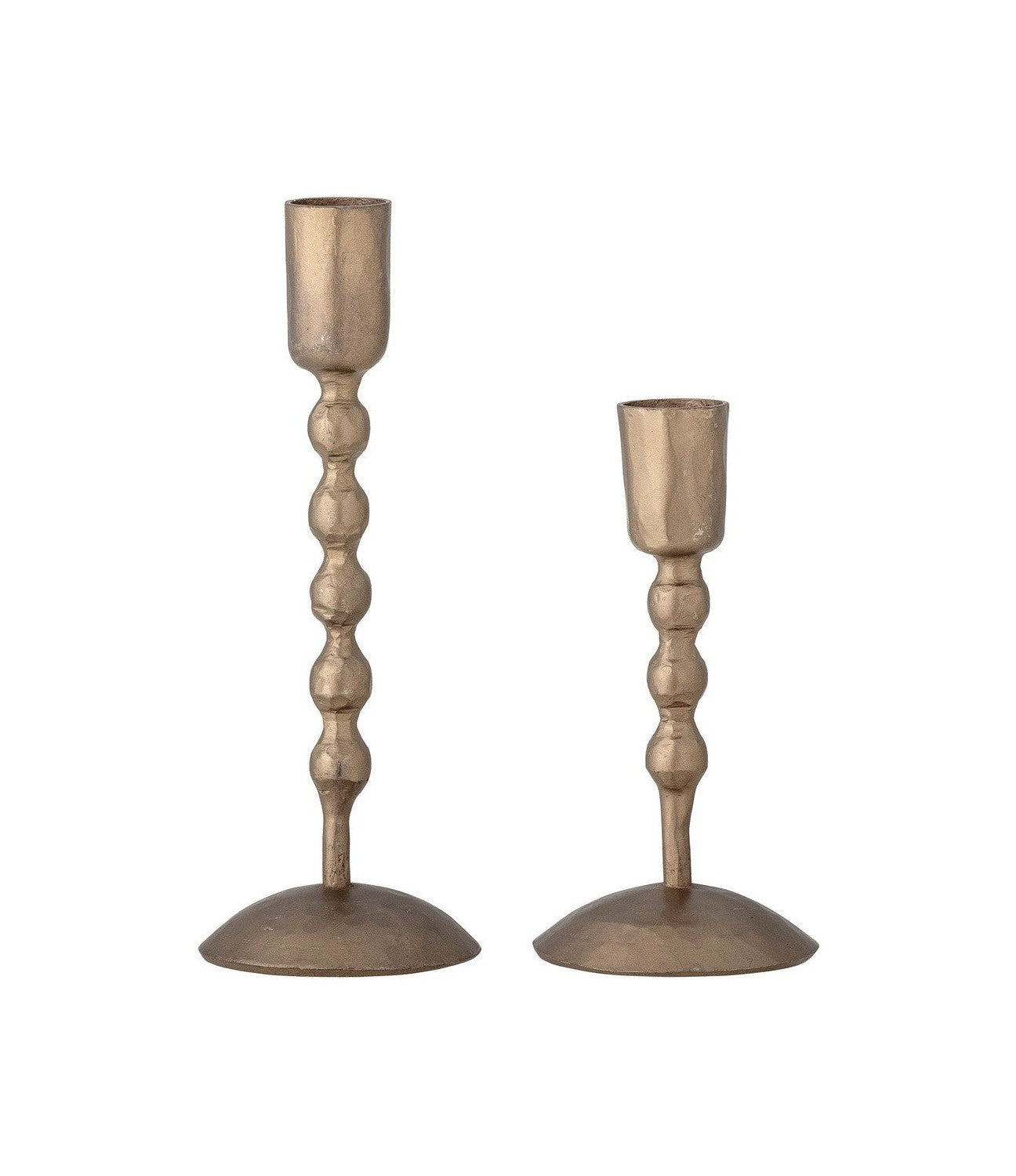 Bloomingville Kimmie Candle Holder, Brass, Metal