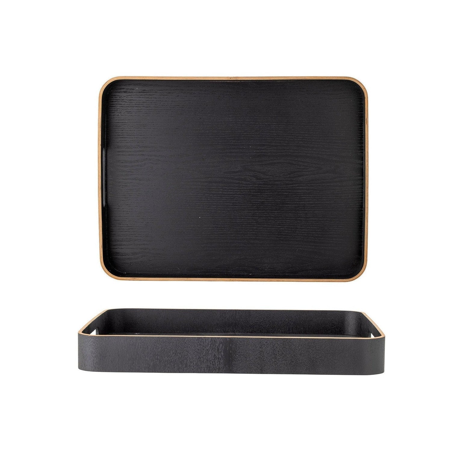 Bloomingville Leyton Serving Tray, Black, Oak