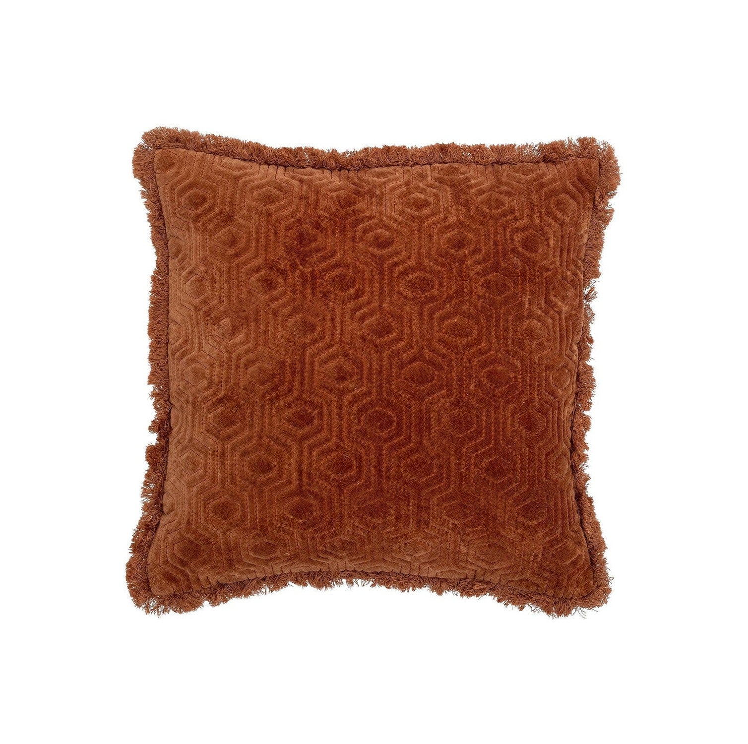 Bloomingville Mahado Cushion, Orange, Cotton