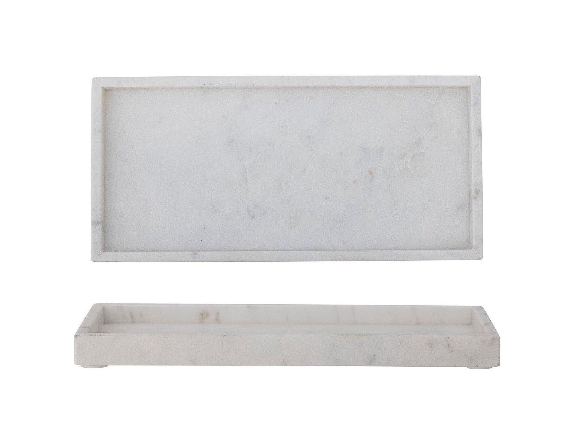 Bloomingville Majsa Tray, White, Marble