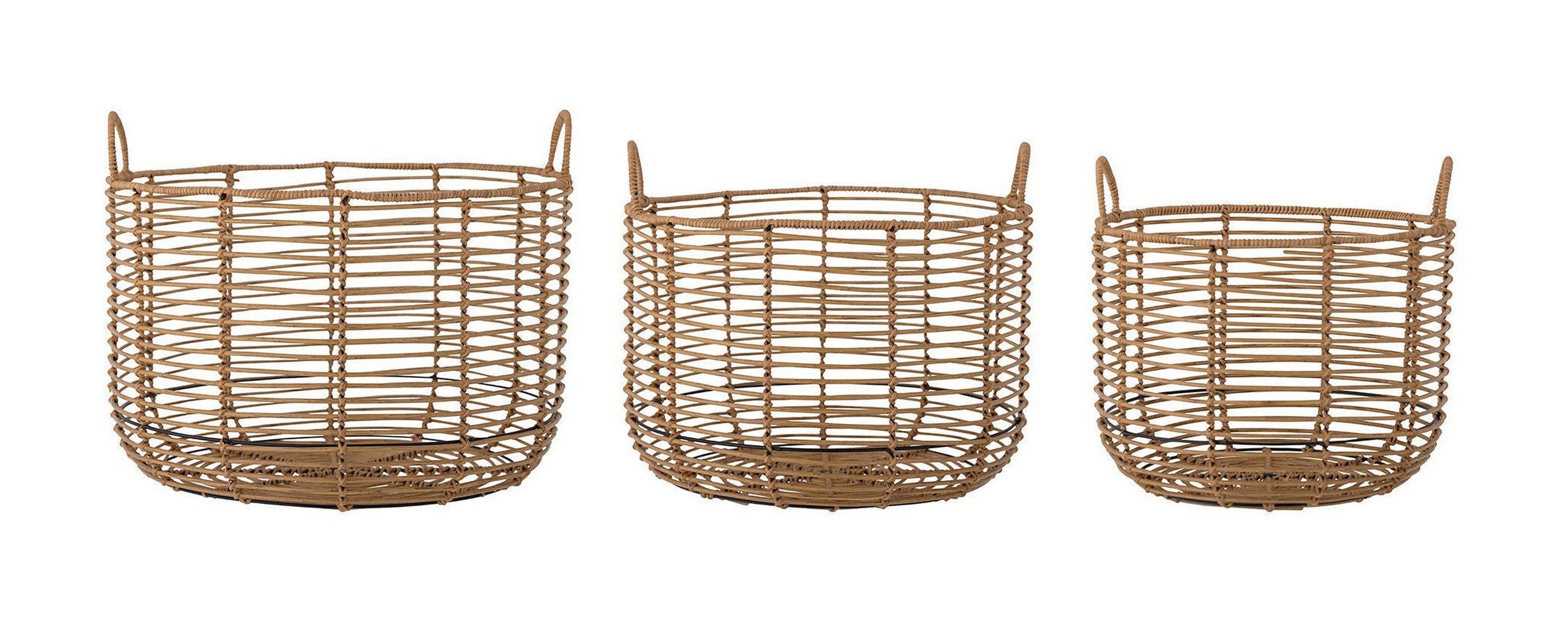 Bloomingville Mekkel Basket, Nature, Polyrattan