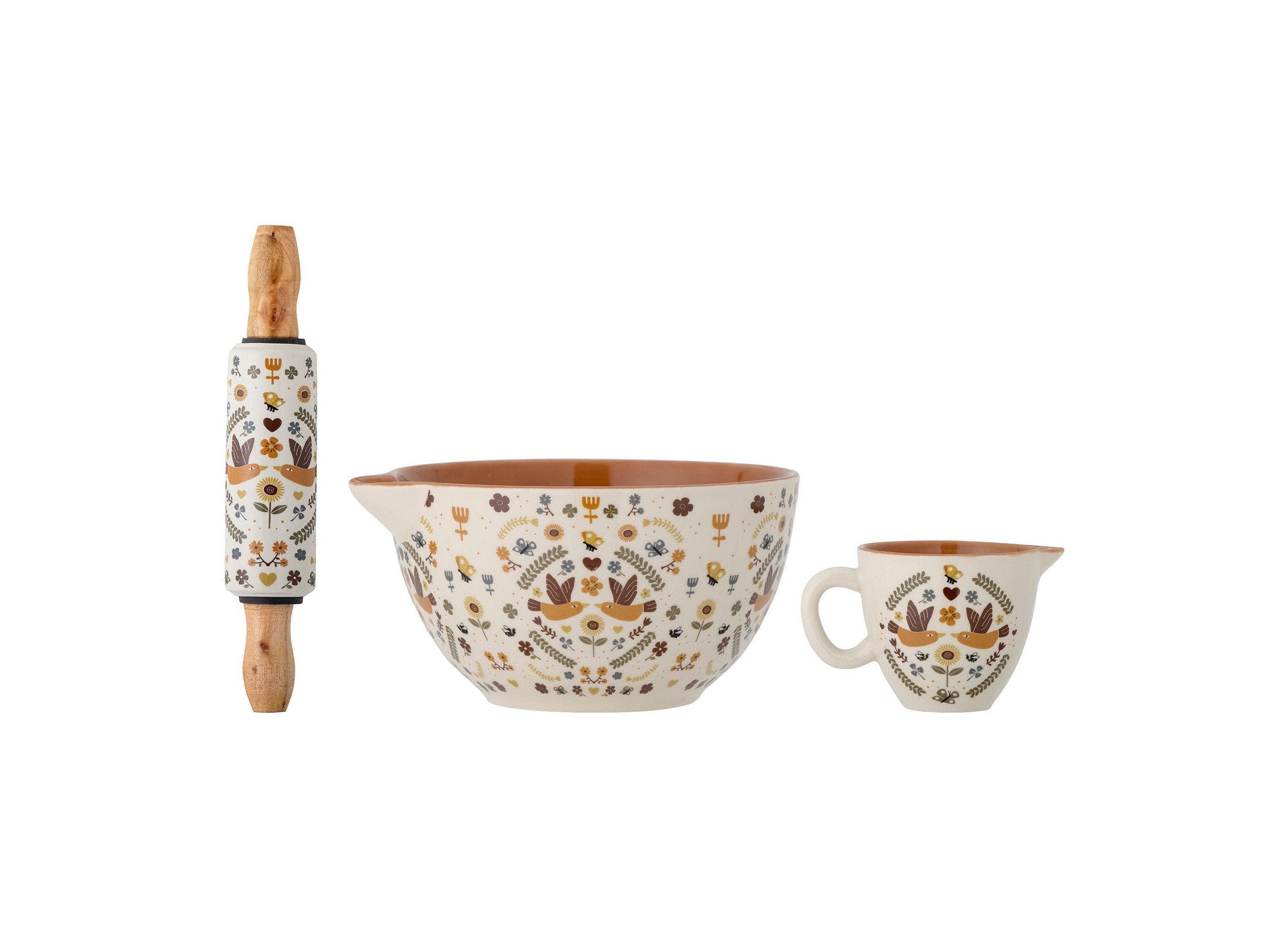 Bloomingville Mini Bryn Pečení Set, Brown, Stoneware