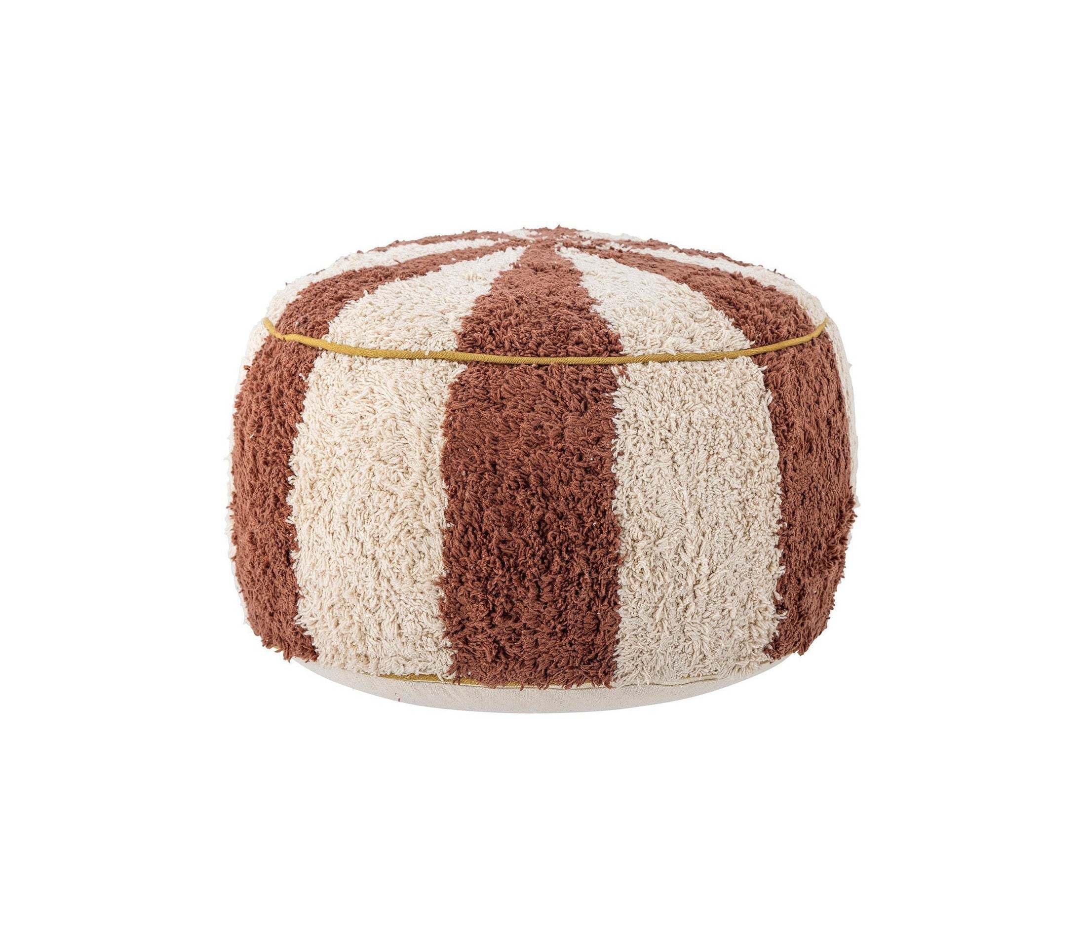 Bloomingville Mini Charoline Pouf, hnědá, bavlna