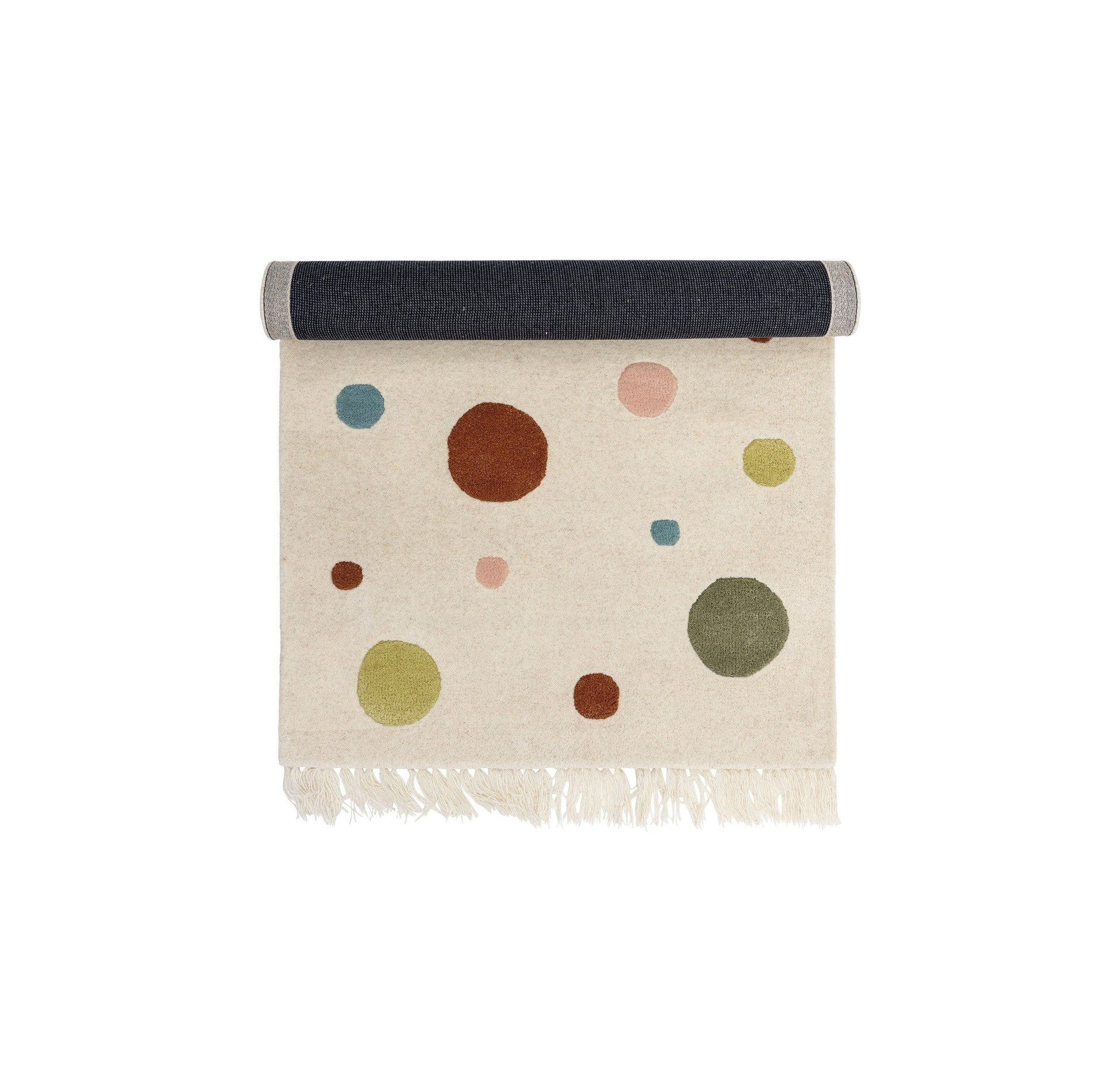 Bloomingville MINI Clennie Rug, Nature, Wool