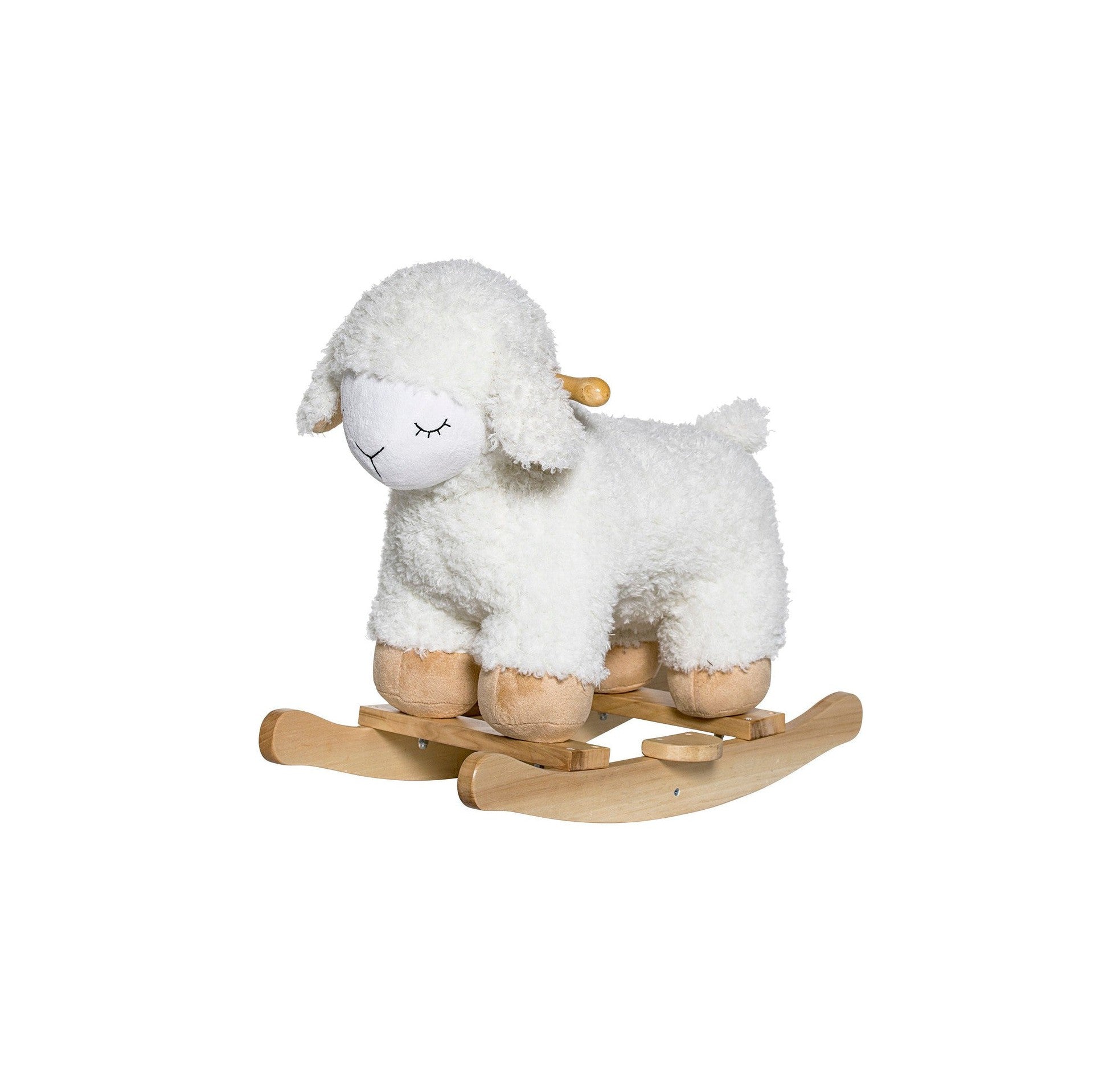 Bloomingville Mini Laasrith houpací hračka, ovce, bílá, polyester