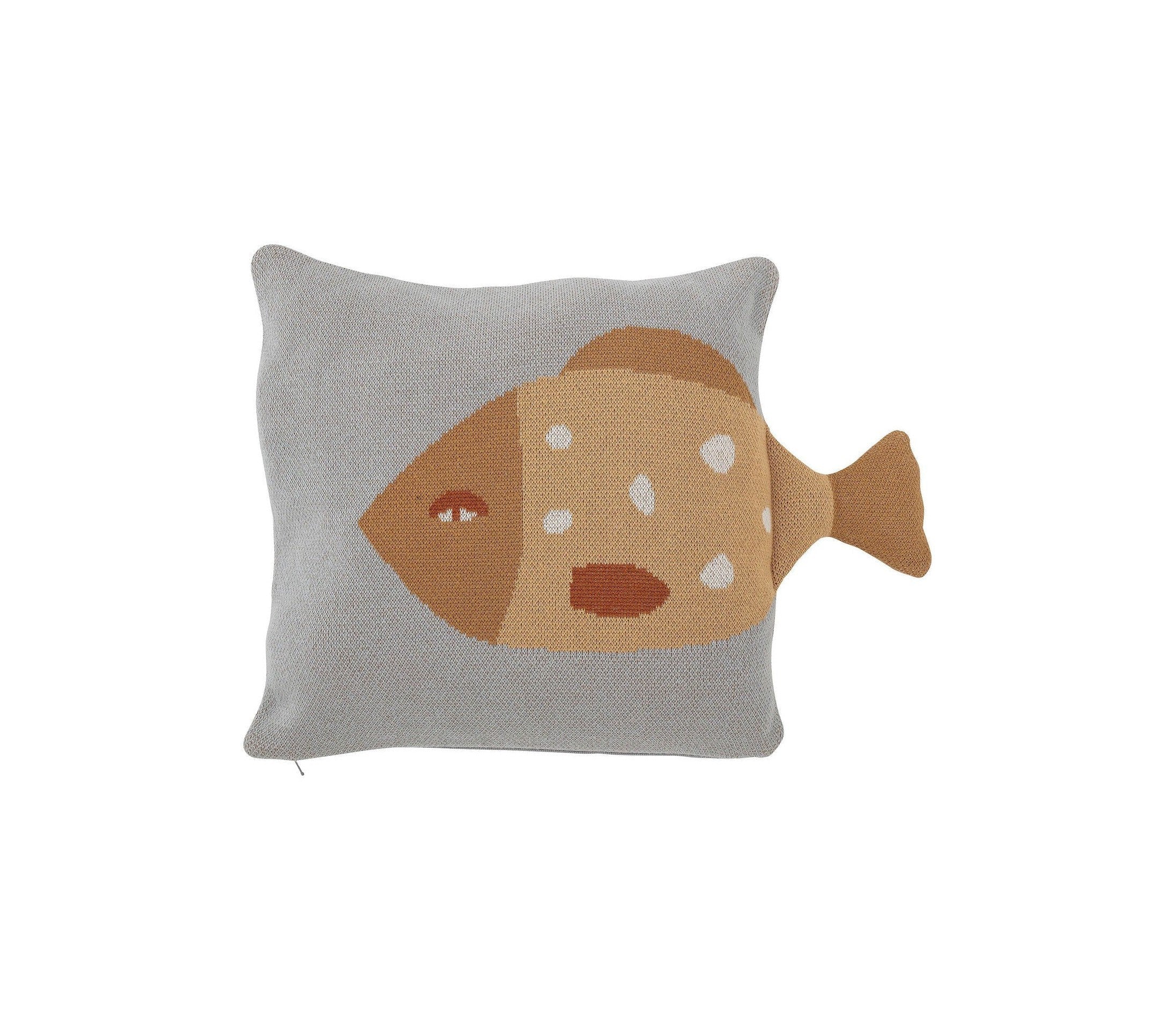 Bloomingville Mini Larle Cushion, modrá, bavlna Oeko-Tex®