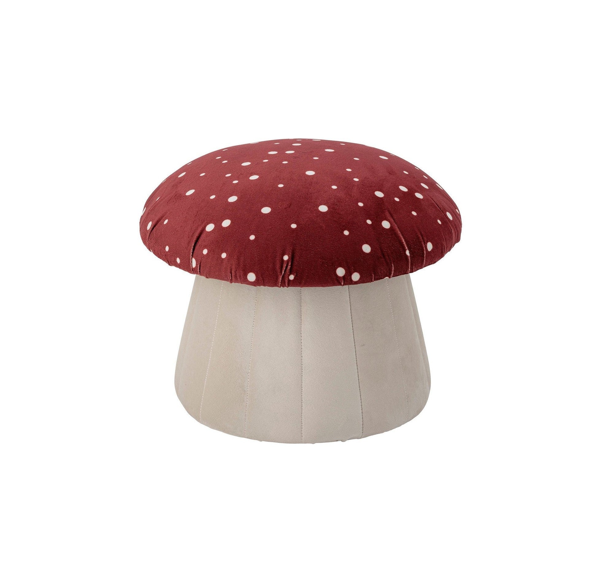 Bloomingville Mini Lue Pouf, červená, polyester