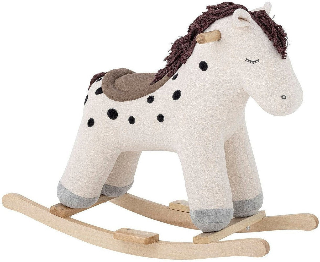 [product_category]-Bloomingville MINI Merlen Rocking Toy, Horse, White, Polyester-Bloomingville MINI-5711173319817-82062144-BLO-1