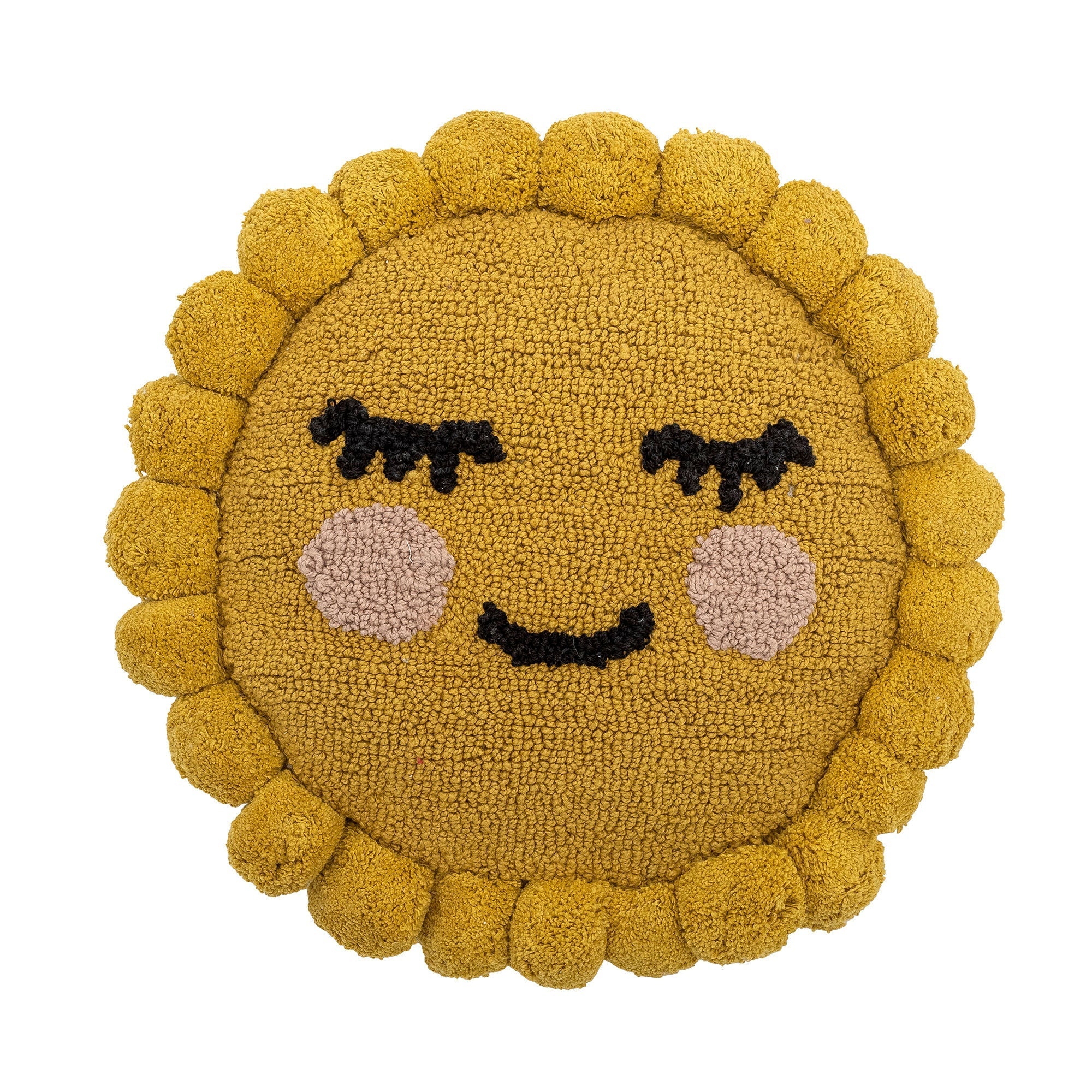 [product_category]-Bloomingville MINI Vigge Cushion, Yellow, Cotton-Bloomingville MINI-5711173322961-82062088-BLO-2