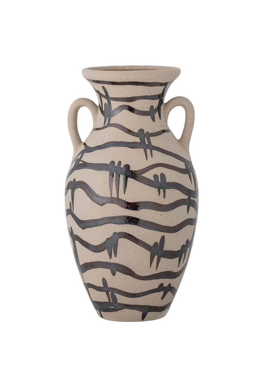 Bloomingville Ohana Vase, černá, kameninové sdělení