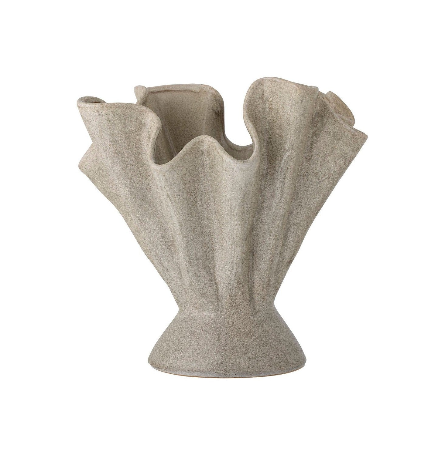 Bloomingville Plier Vase, příroda, kameninové sdělení