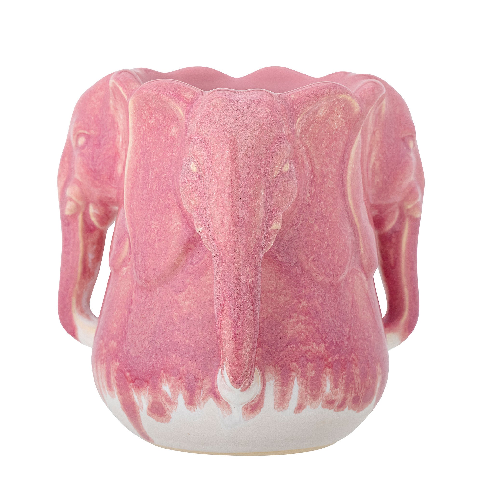 [product_category]-Bloomingville Pontus Vase, Pink, Stoneware-Bloomingville-5711173325030-82062183-BLO-2