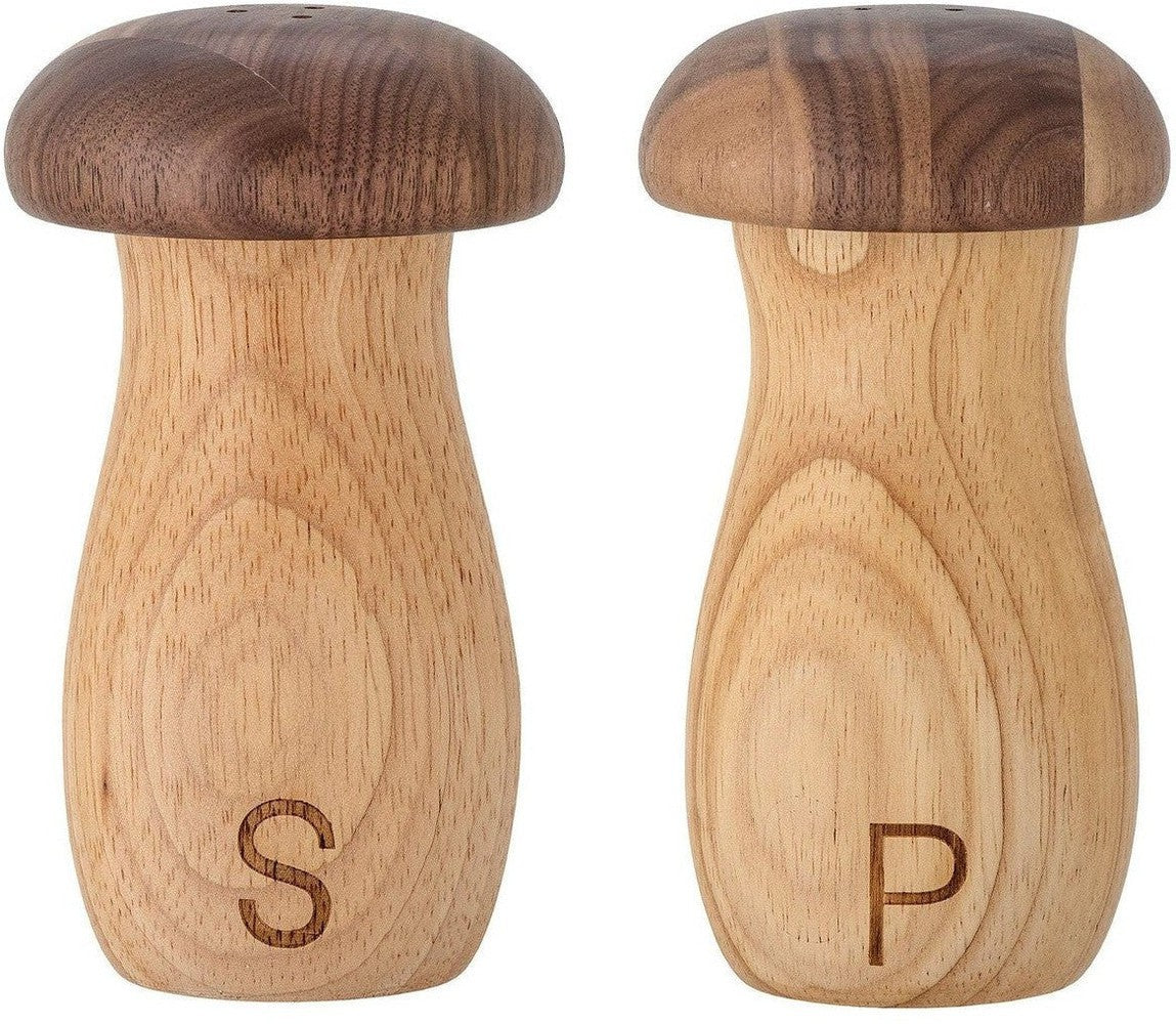 [product_category]-Bloomingville Rahim Salt & Pepper Shaker Set, Brown, Rubberwood-Bloomingville-5711173316465-82060449-BLO-1