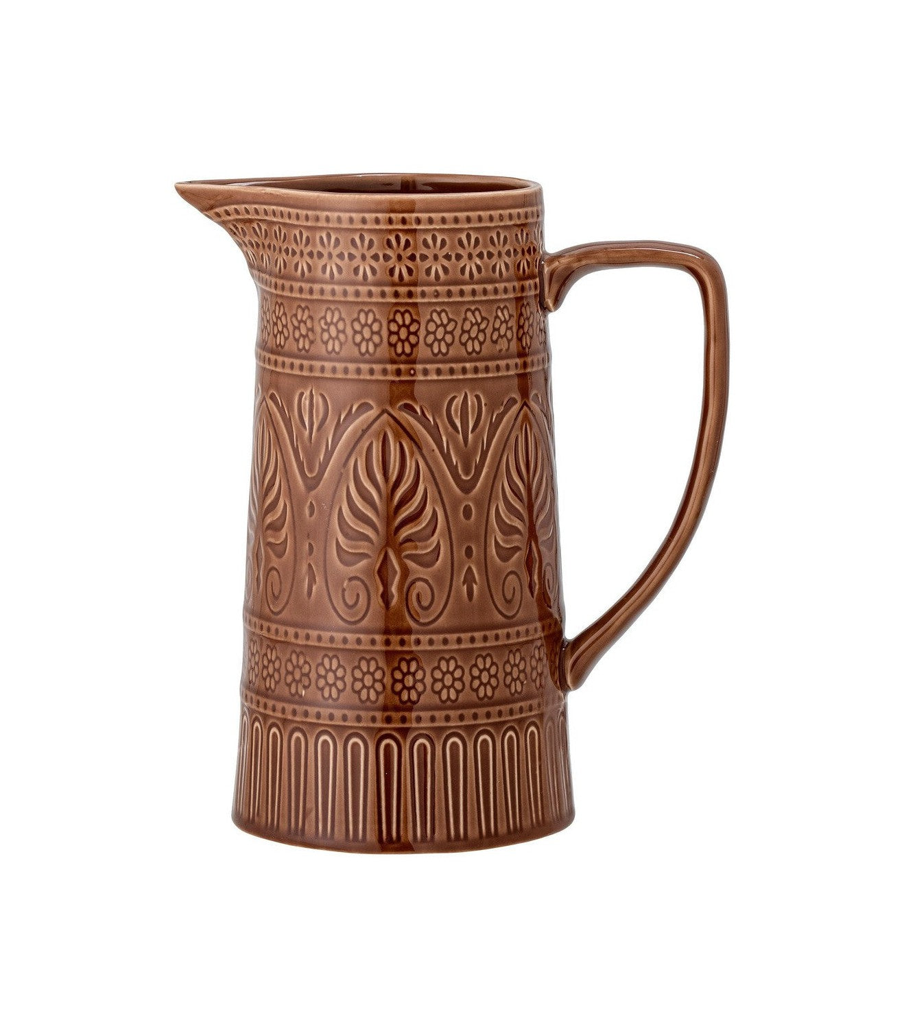 Bloomingville Rani Jug, Brown, Stomenware