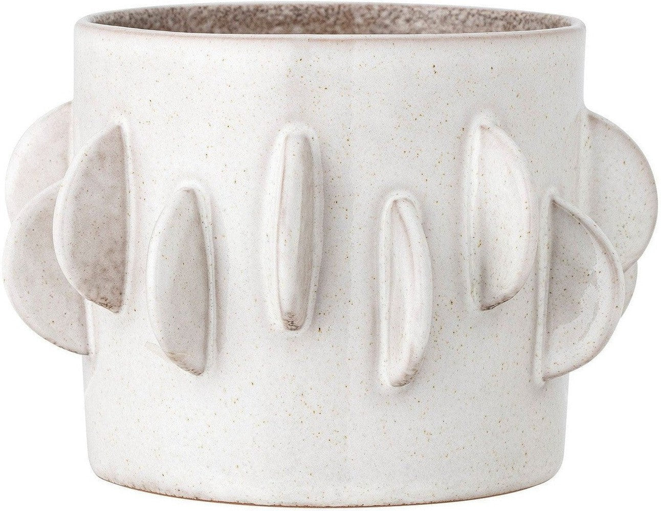 [product_category]-Bloomingville Roza Flowerpot, White, Stoneware-Bloomingville-5711173315628-82060337-BLO-1