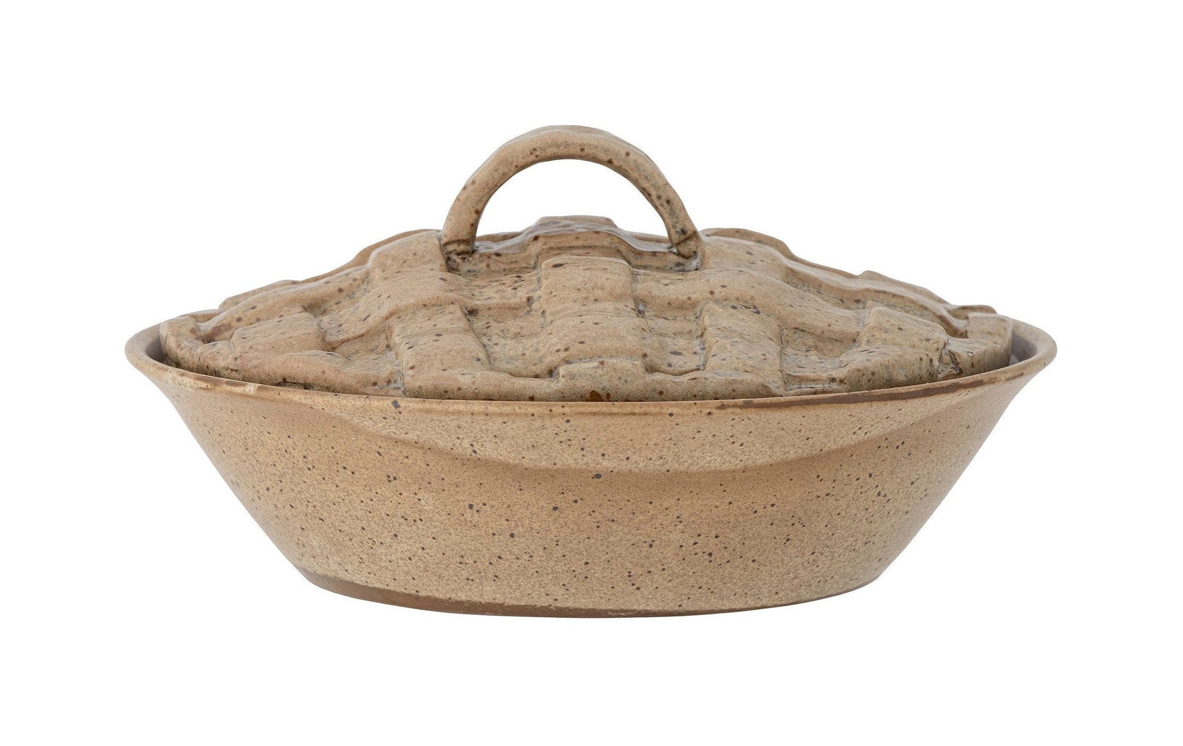 Bloomingville Rozalin Oven Dish w/Lid, Brown, Stoneware