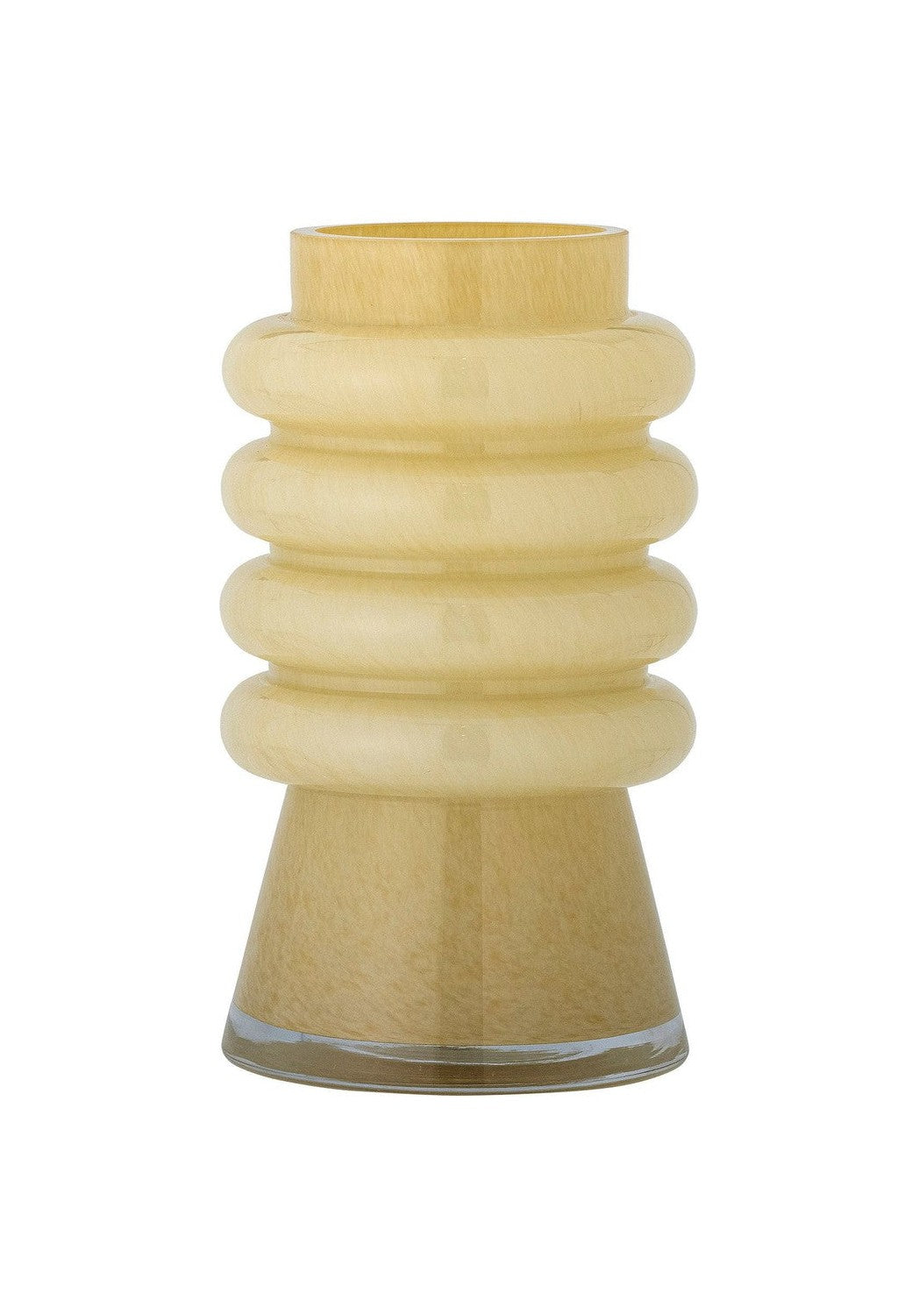 Bloomingville Sahara Vase, Yellow, Glass