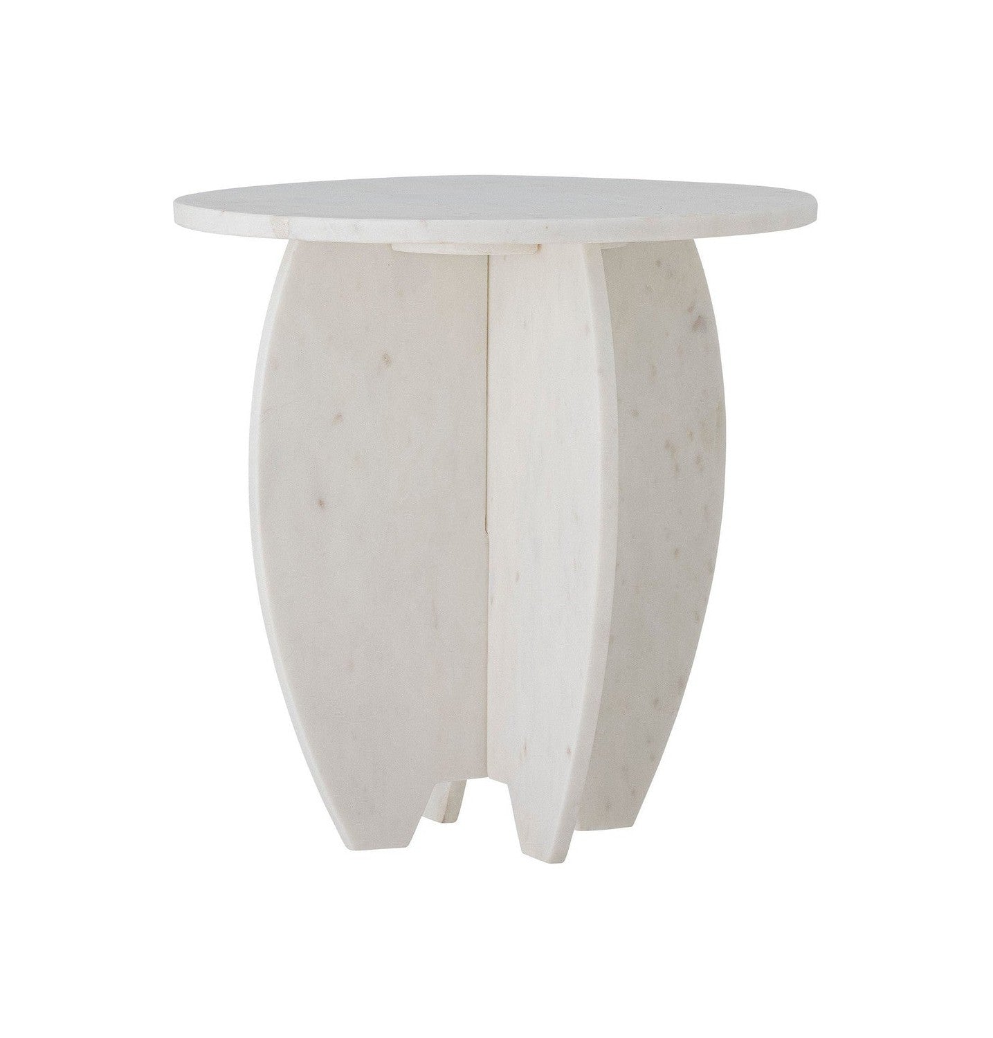 Bloomingville Sendai Pedestal, White, Marble