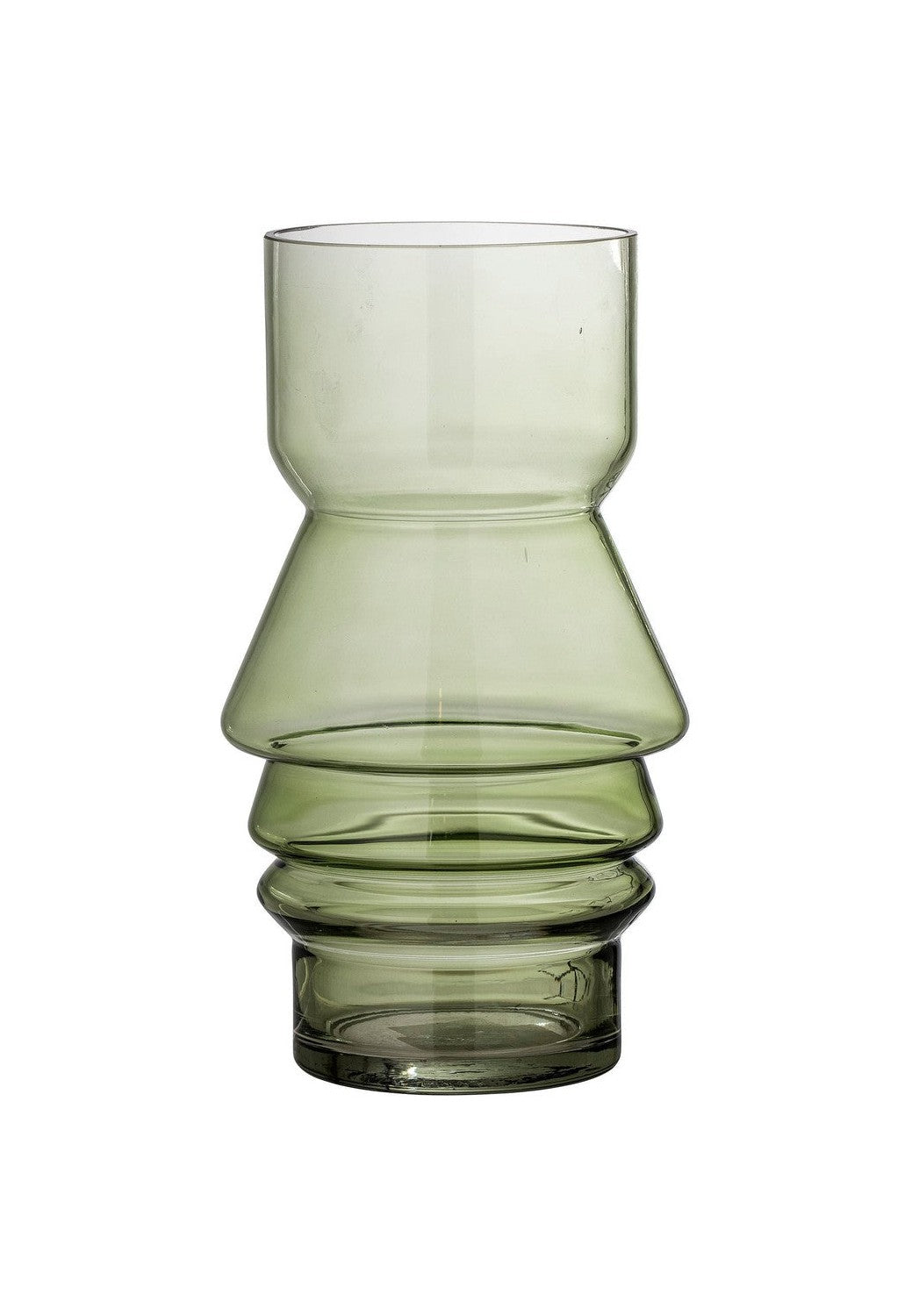 Vase Bloomingville Zalla, zelená, sklo
