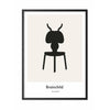  Ant Design Icon Poster Frame Made Of Black Lacquered Wood 50 X70 Cm Grey