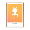  Ant Design Icon Poster Frame Made Of Light Wood A5 Yellow