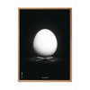  Egg Classic Poster Frame Made Of Light Wood A5 Black Background