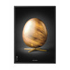  Egg Figures Poster Frame Made Of Black Lacquered Wood 50x70 Cm Black