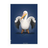  Pelikan Classic Poster Without Frame 30x40 Cm Dark Blue Background