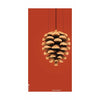  Pine Cone Classic Poster Without Frame 70 X100 Cm Red Background