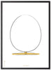 Brainchild The Egg Design Sketch Poster With Frame Made Of Black Lacquered Wood A5, White Background