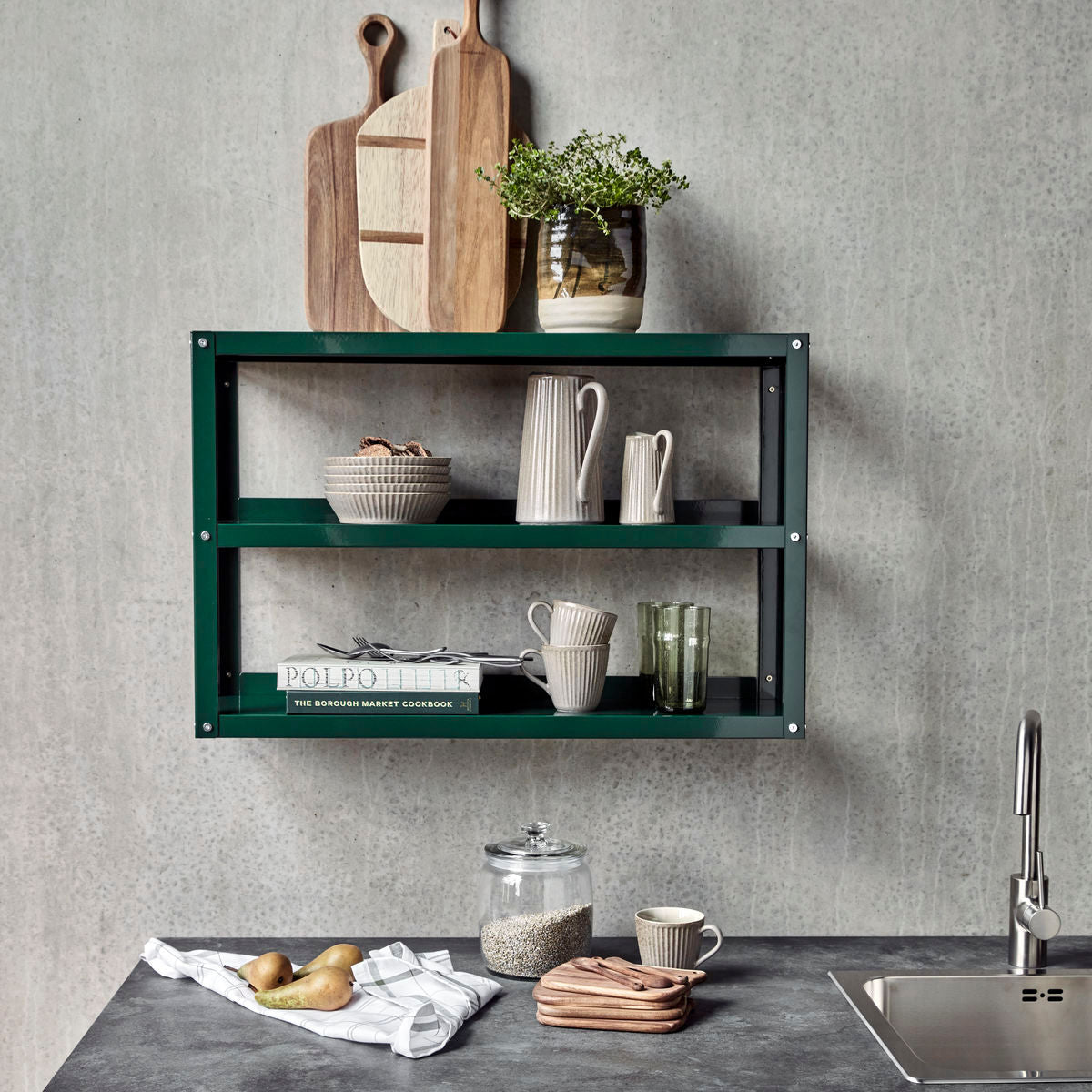 Jednotka House Doctor Shelving Unit, HDuse, Dark Green