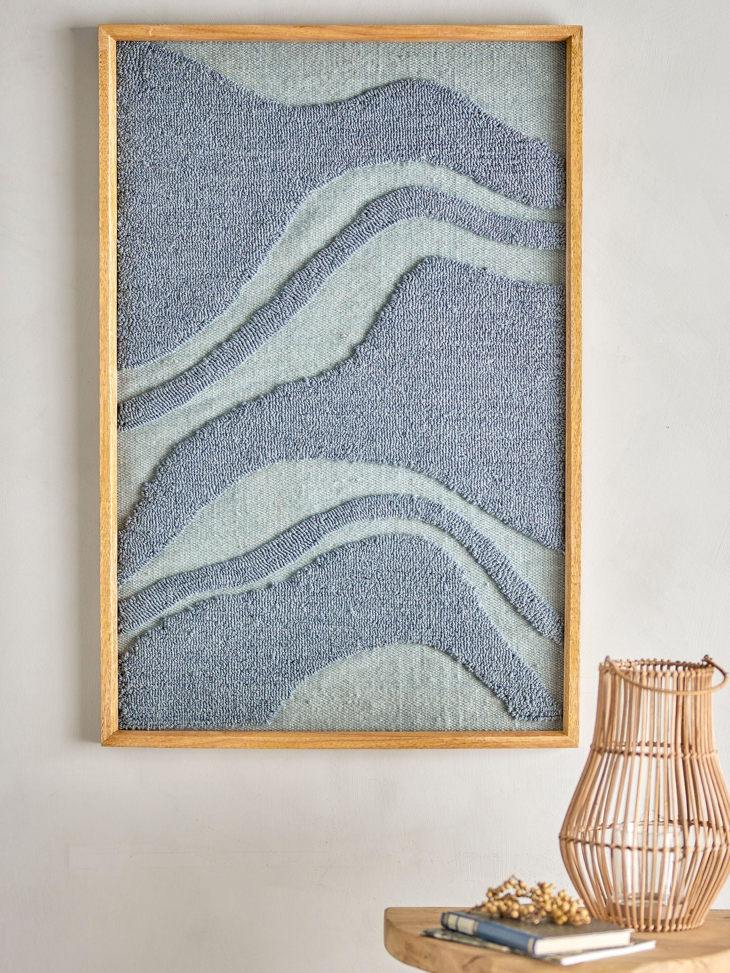 Kreativní sbírka Leven Wall Decor, Blue, Wool
