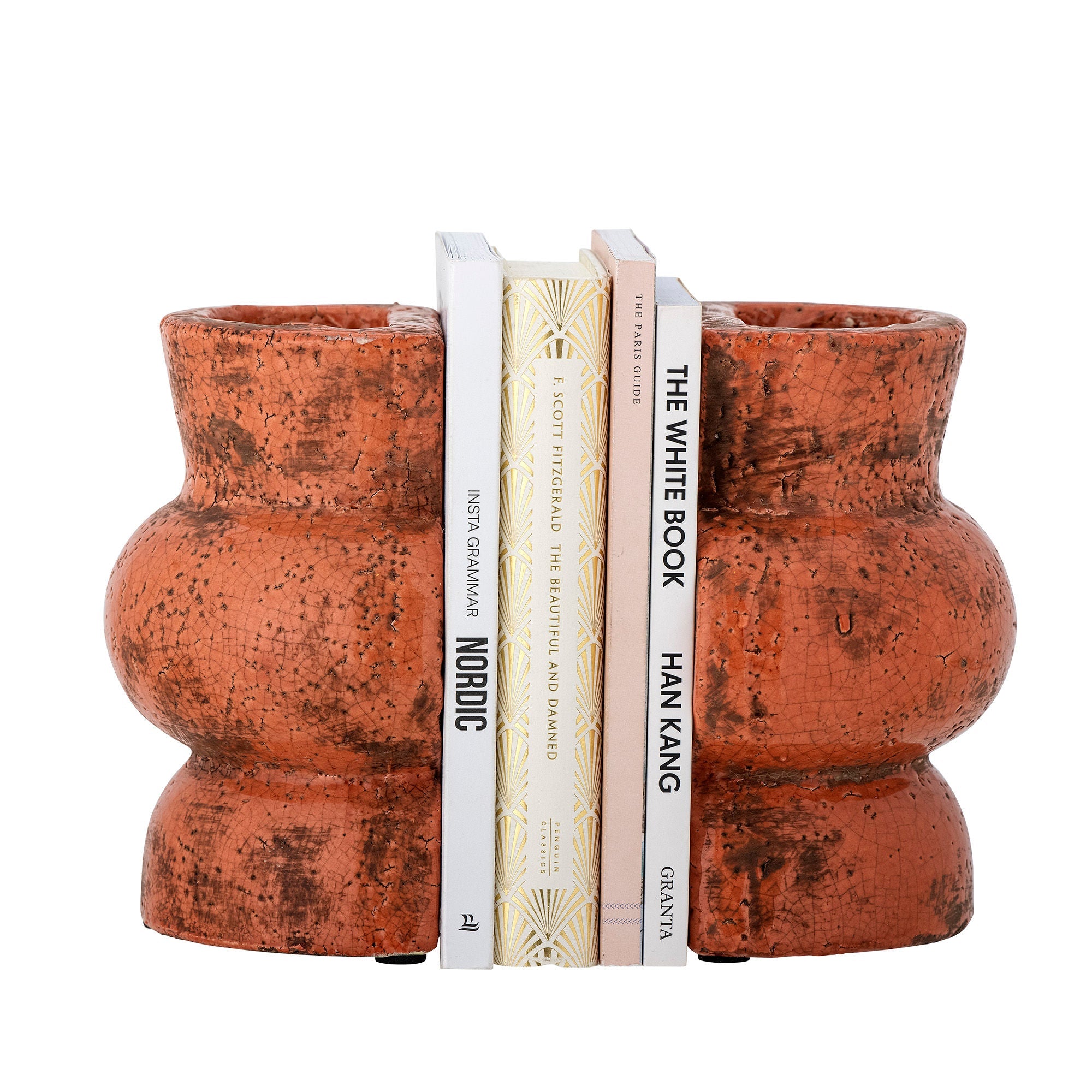 Kreativní kolekce Maiza Bookend, Orange, Terracotta