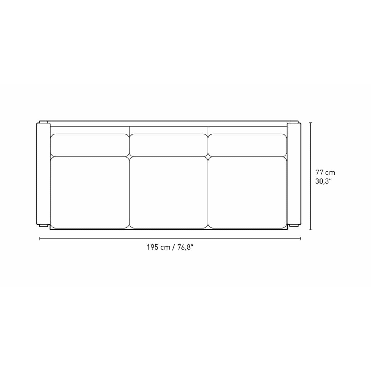 [product_category]-Carl Hansen Ch162 3 Seater Sofa Oak Smoke Oil, Moly 114-Carl Hansen-CH163-oak-smoked-molly114-CAR-2