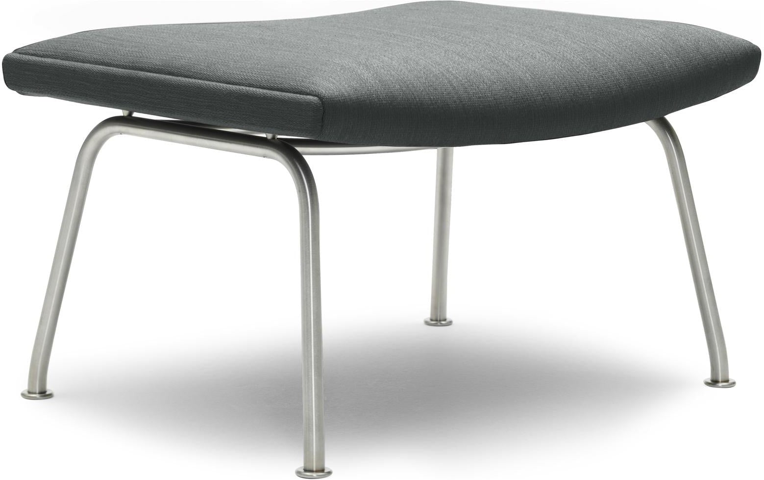 Footstool Carl Hansen CH446, šedá látka