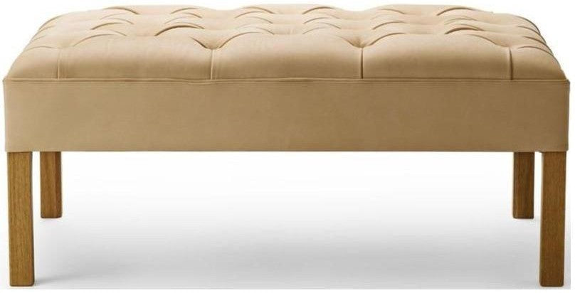 Carl Hansen KK48651 ADDING SOFA, Ourovaná dubová/béžová kůže