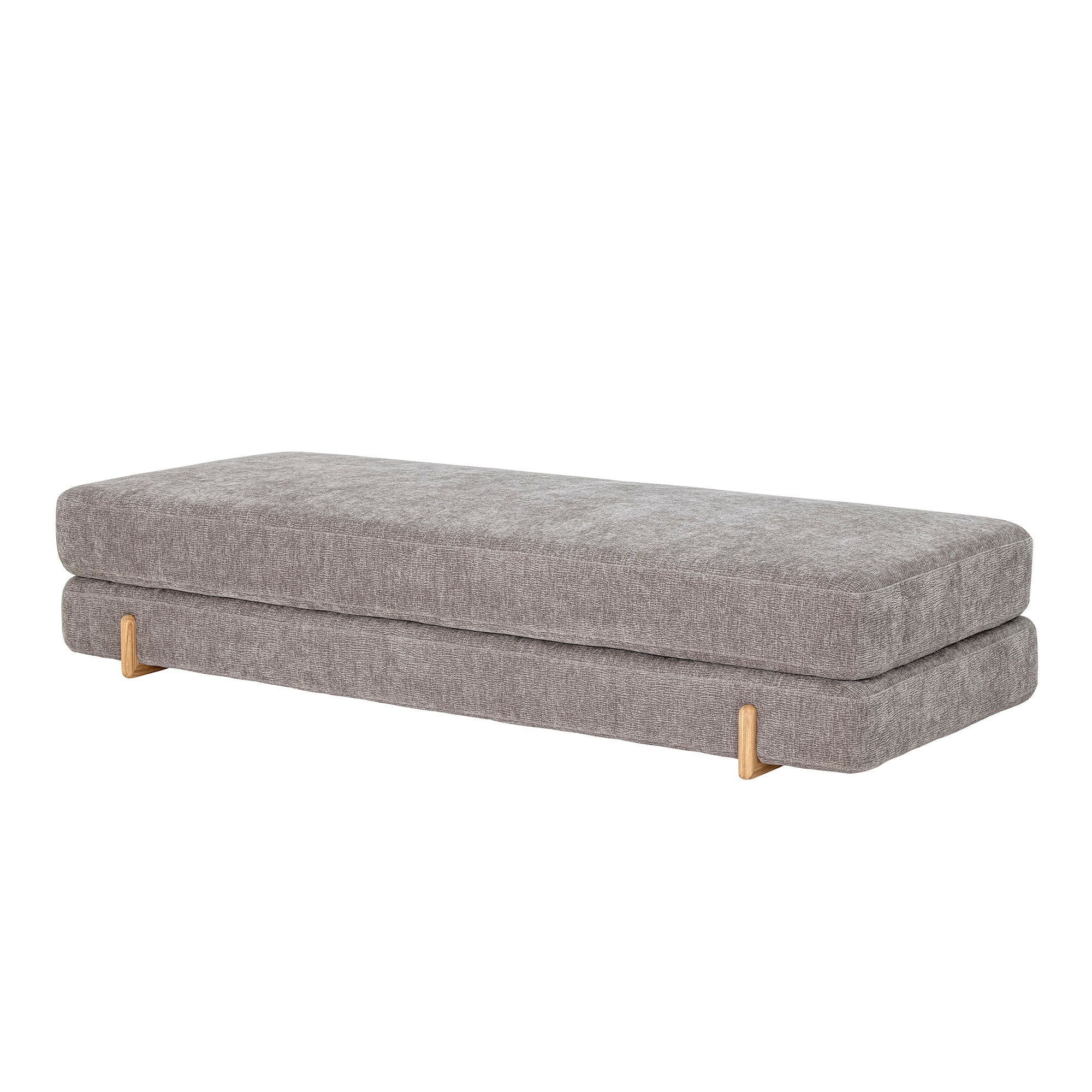 Daybed Bloomingville Groove, šedý, polyester