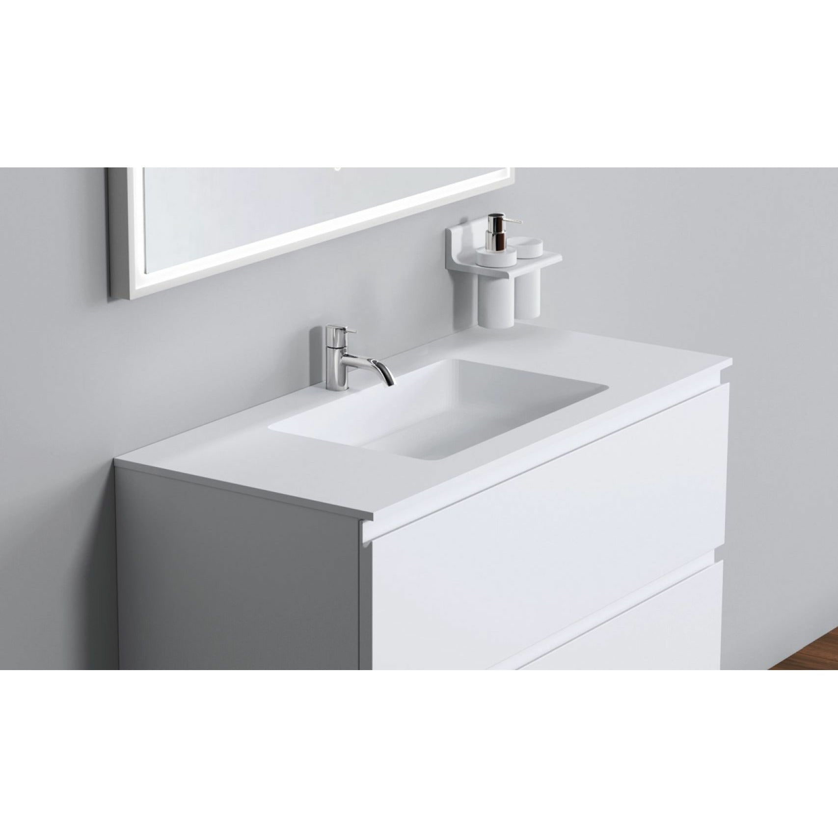 [product_category]-Copenhagen Bath Romsø Center Wash Basin, L100 Cm-Copenhagen Bath-5700300400412-30040041-COP-3