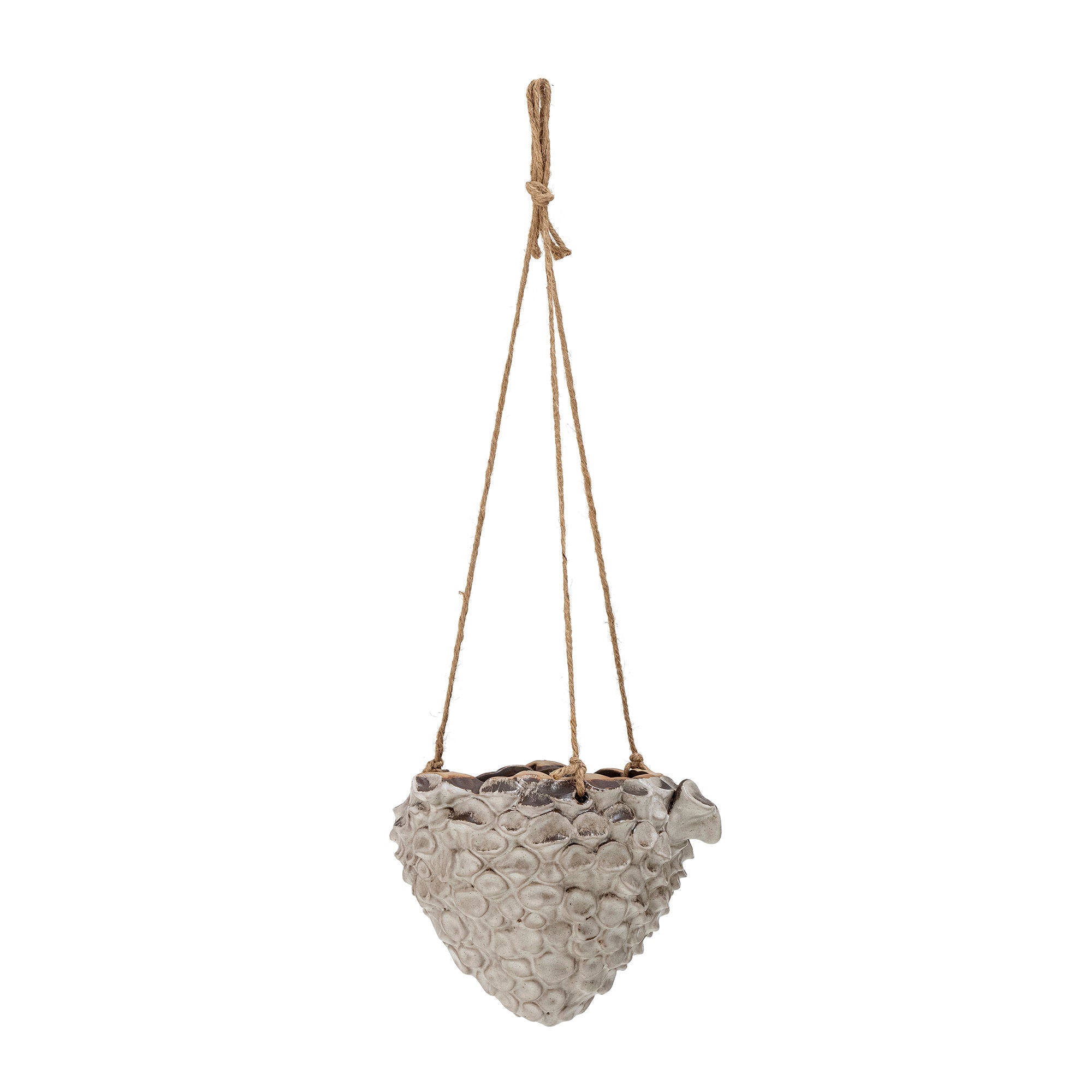 [product_category]-Creative Collection Alaz Flowerpot, Hanging, Nature, Stoneware-Creative Collection-5711173303410-82057663-BLO-2