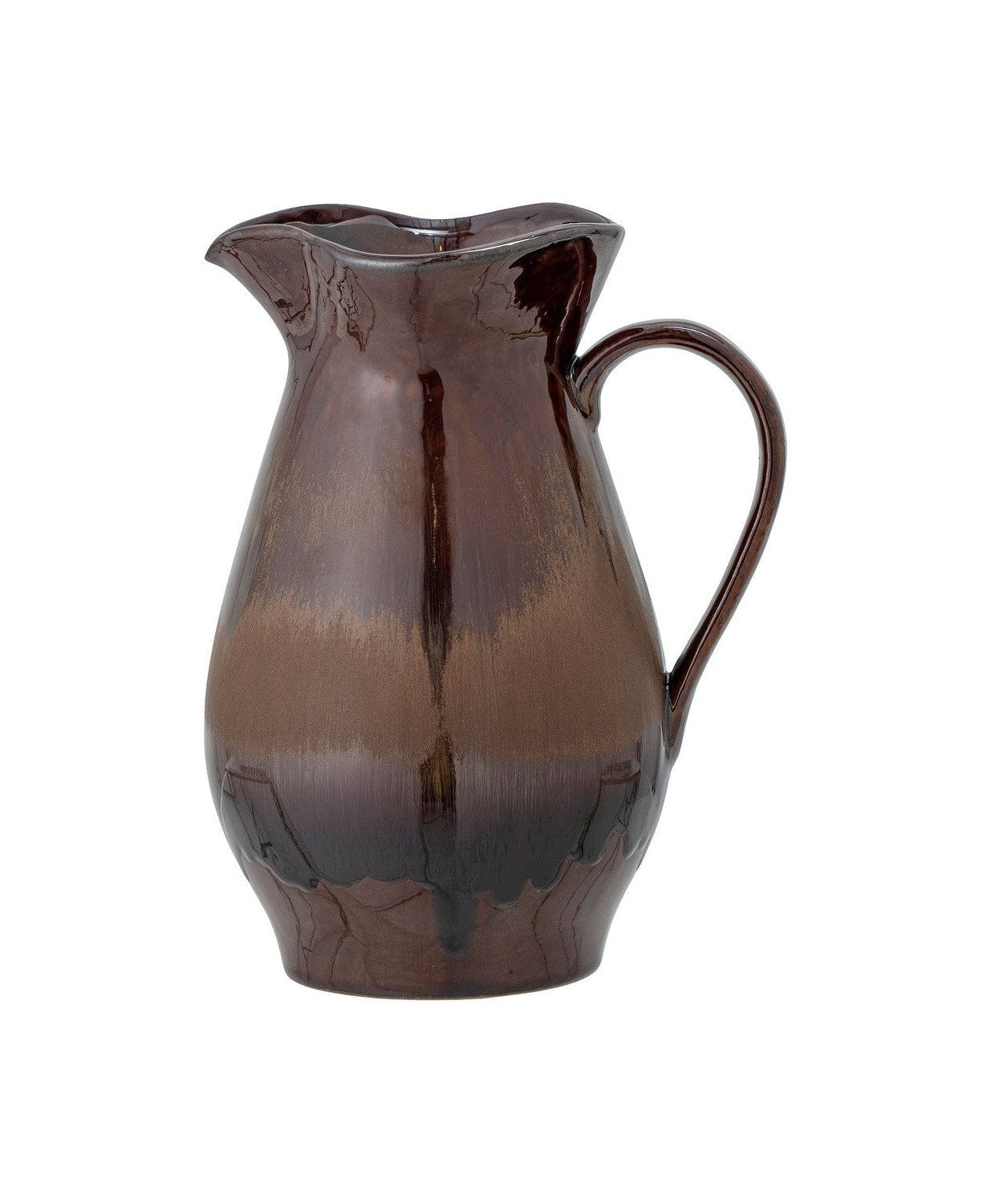 Kreativní sbírka Dahlia Jug, Brown, Stoneware