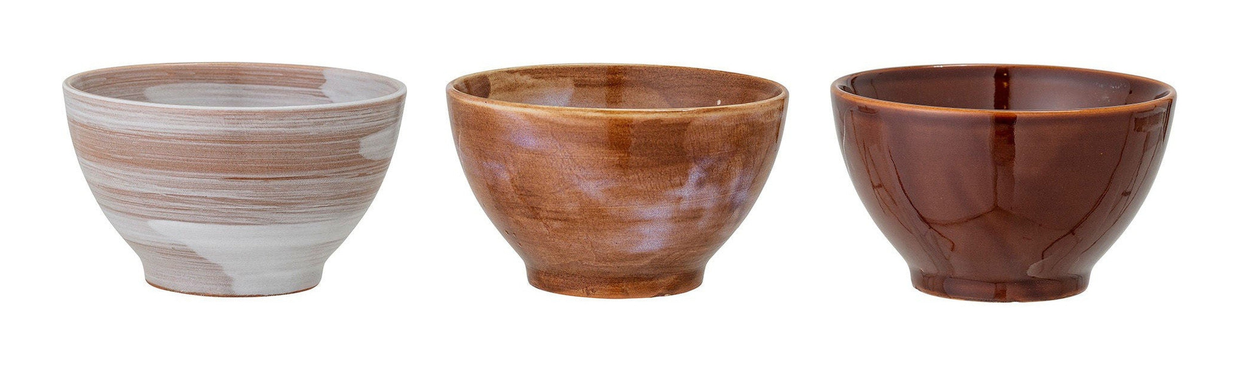 Kreativní kolekce Lotus Bowl, Brown, Stoneware