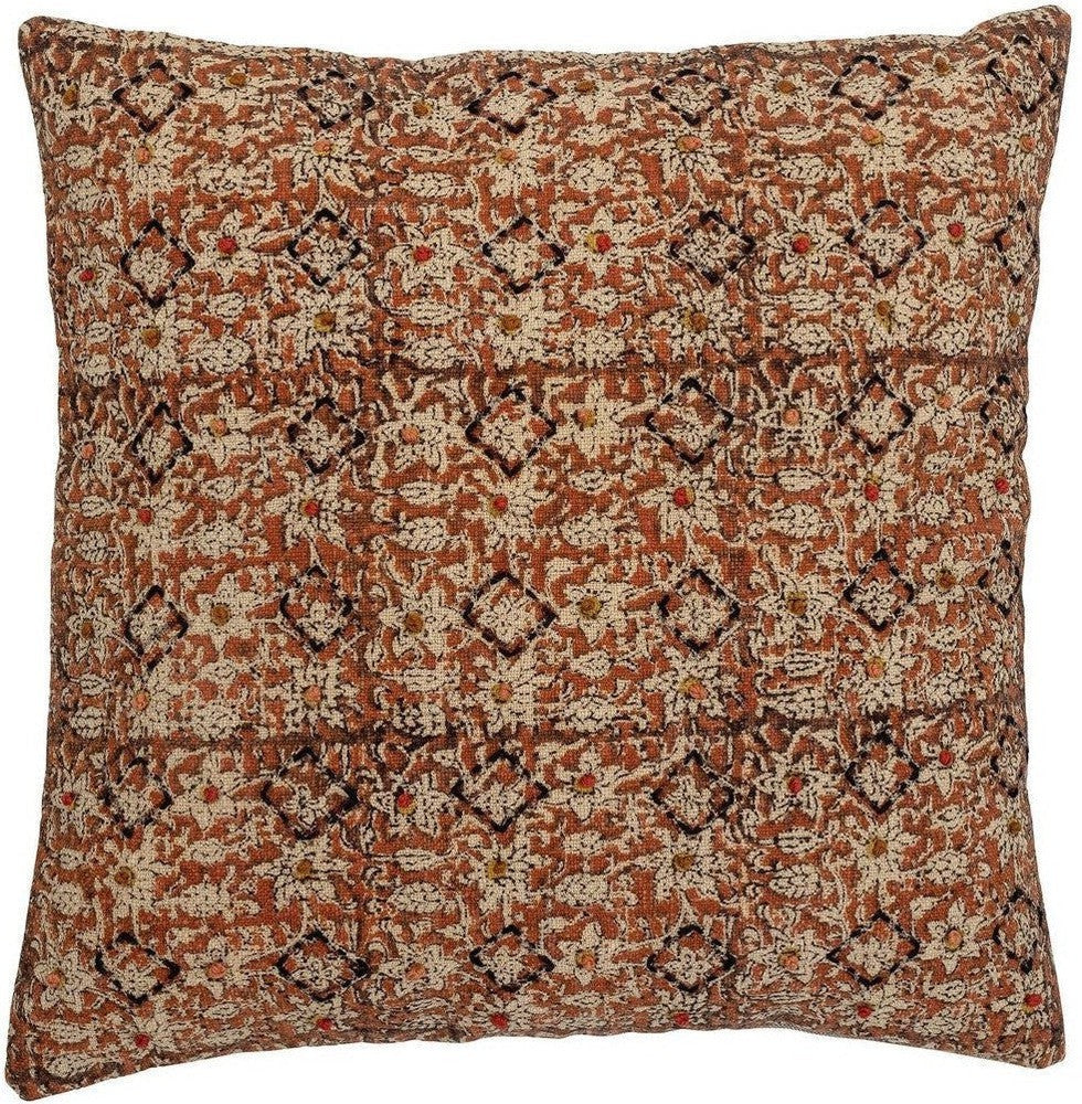 [product_category]-Creative Collection Nicoletta Cushion, Brown, Cotton-Creative Collection-5711173300402-82059591-BLO-1