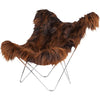  Iceland Mariposa Butterfly Chair Brown/Chrome