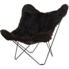  Iceland Mariposa Butterfly Chair Shorn Black/Black