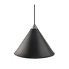  Namibia Pendant ø 25 Cm Black/Chrome With Black Cable