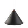  Namibia Pendant ø 35 Cm Black/Copper With White Cable