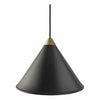  Namibia Pendant ø 45 Cm Black/Brass With Black Cable