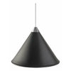  Namibia Pendant ø 45 Cm Black/Chrome With White Cable