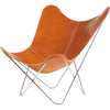 Cuero Pampa Mariposa Butterfly Chair, Polo/Chrome